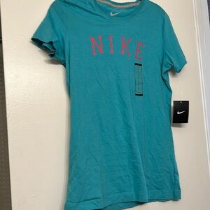 Aquamarine colored Nike t shirt size large